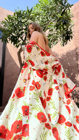 'Summer Bloom' Luxury Linen Kimono Set
