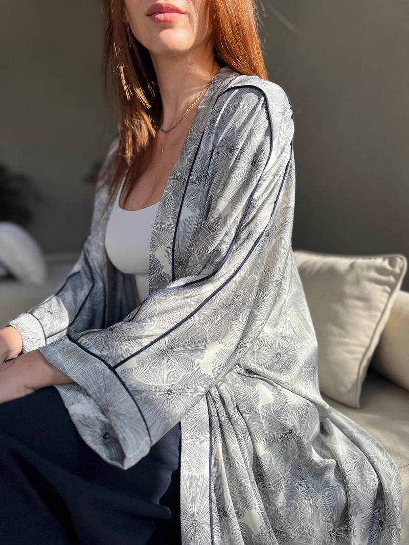 Flow With Grace Silk Kimono