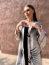 Fibonacci Spiral Silk Kimono