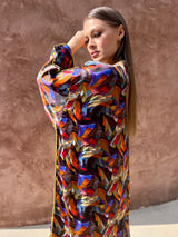 Mosaic Silk Kimono