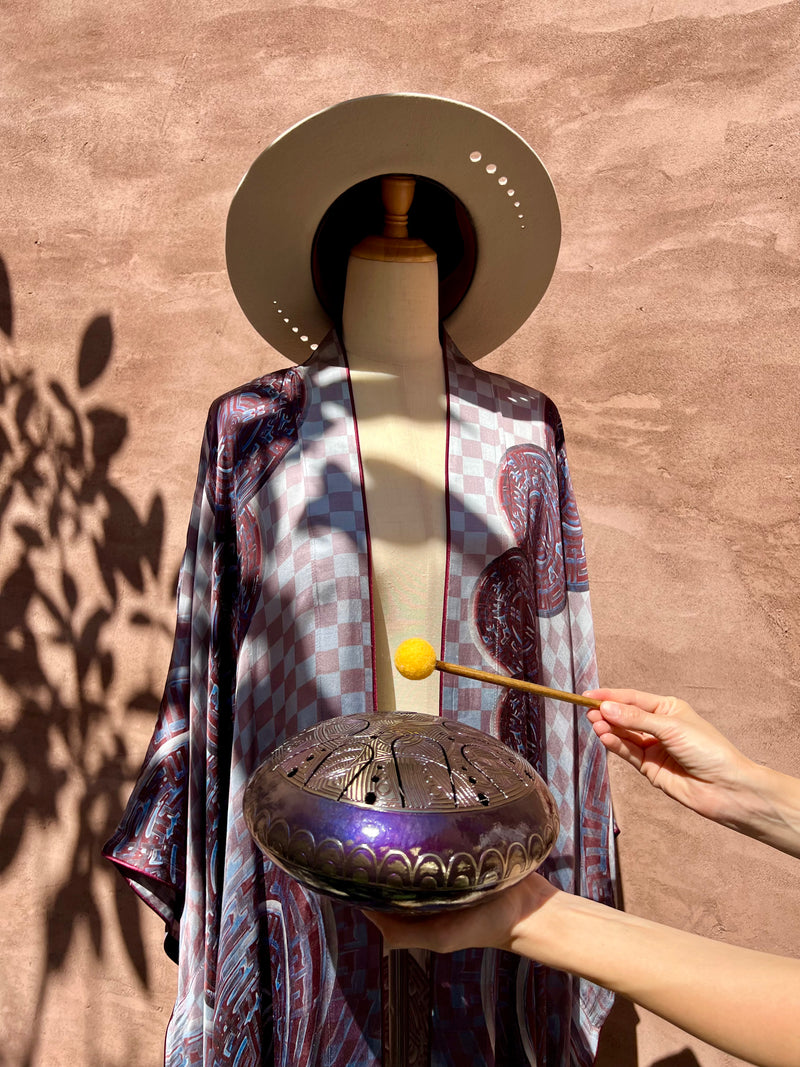 Warrior "Labyrinth" Silk Kimono