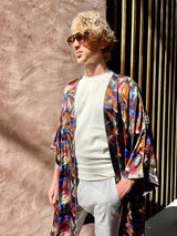 Unisex "Mosaic" Luxury Silk Kimono