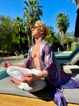 Warrior "Labyrinth" Silk Kimono