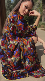 Mosaic Silk Kimono