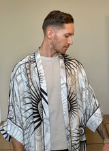 Fibonacci Spiral Silk Kimono