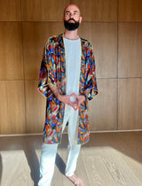 Unisex "Mosaic" Luxury Silk Kimono